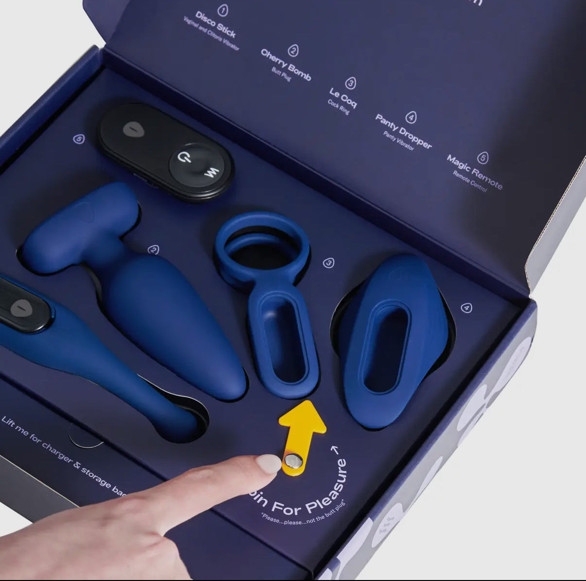 The Dream Team | Couples Vibrator
Set | Navy Blue