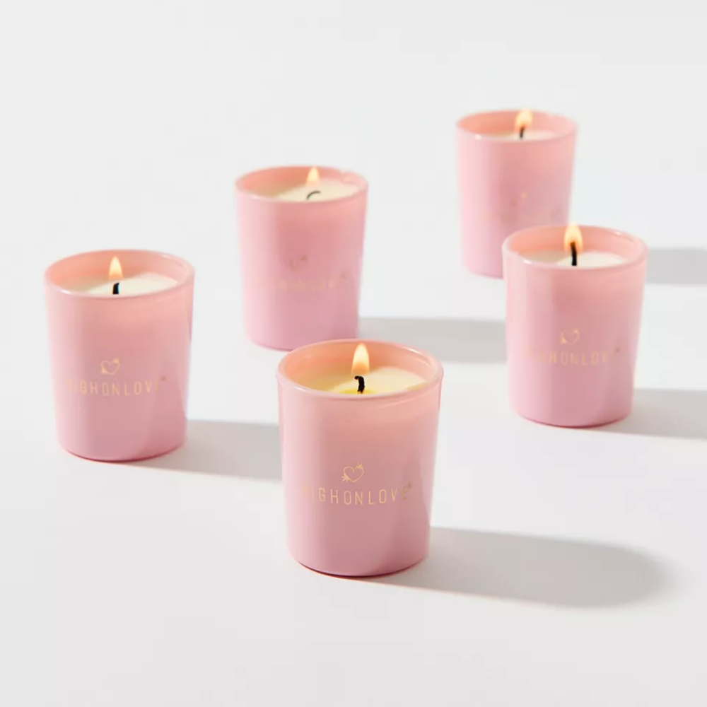 HighOnLove Mini Sensual Massage Candles Collection