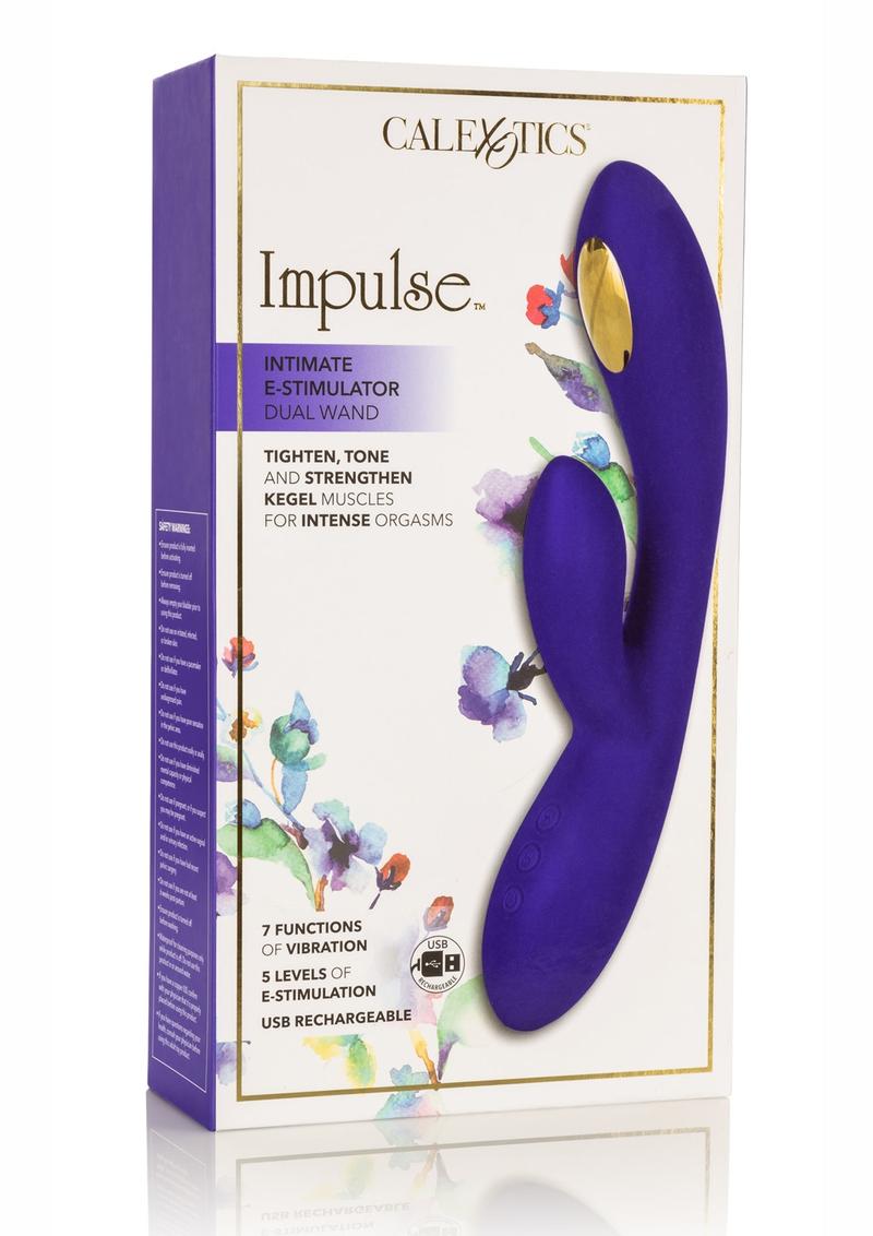 E-Stimulator Dual Wand Rechargeable Silicone Vibrator