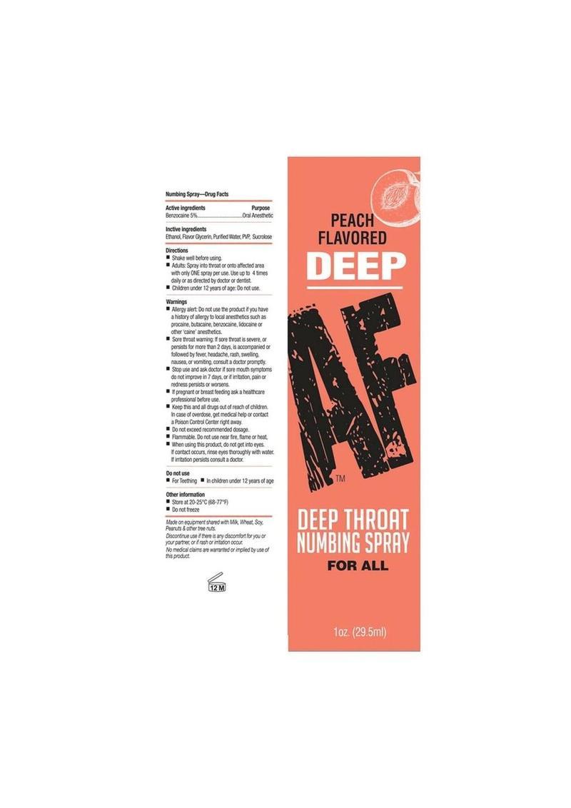 Deep AF Deep Throat Numbing Spray