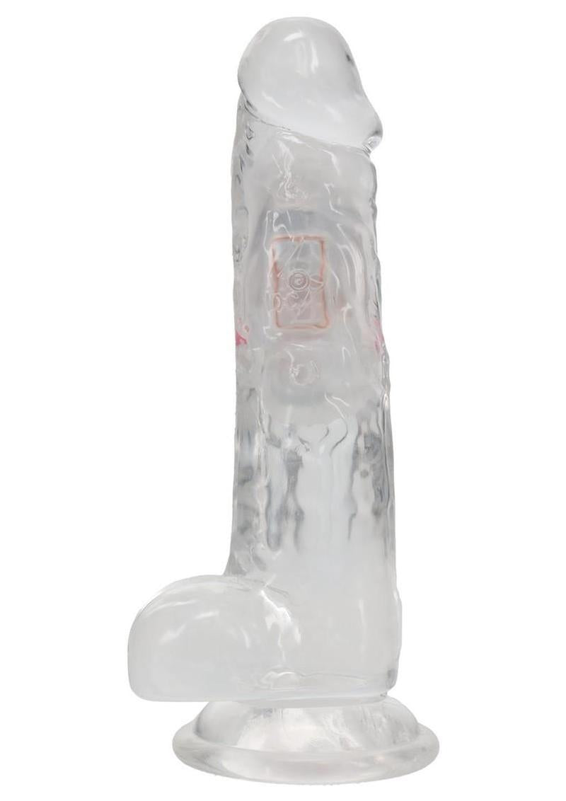 Rechargeable Dildo with Balls and Remote Control 7in