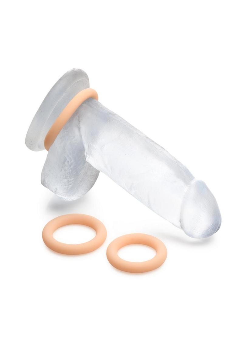 Discrete Silicone Cock Ring Set