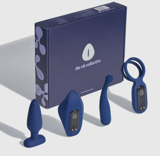 The Dream Team | Couples Vibrator
Set | Navy Blue