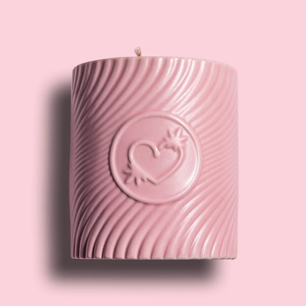 HighOnLove Pink Massage Candle