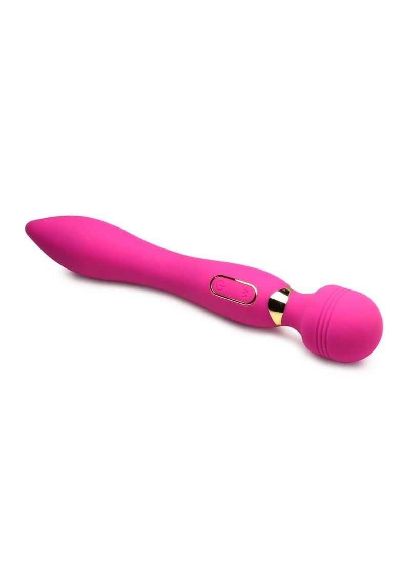 Ultra G-Stroke Come Hither Rechargeable Silicone Vibrating Wand