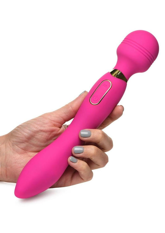 Ultra G-Stroke Come Hither Rechargeable Silicone Vibrating Wand