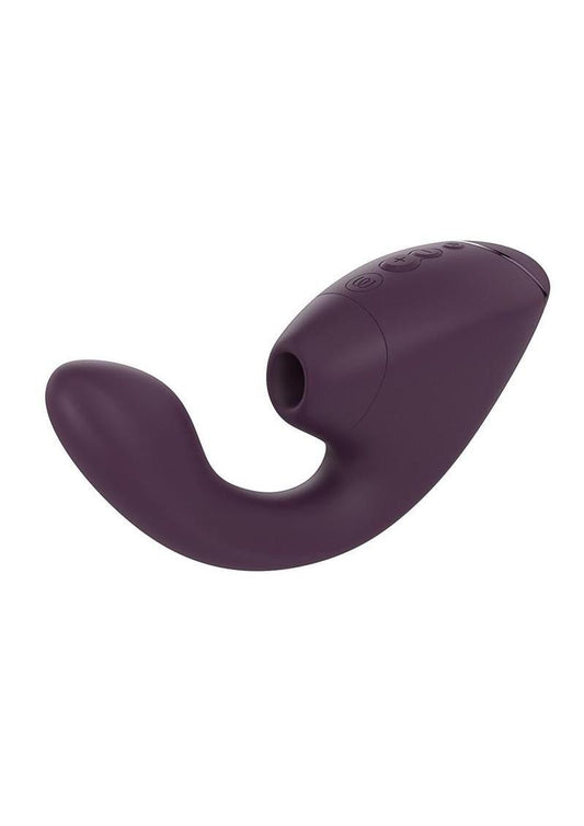Womanizer Next Duo Rechargeable Silicone Dual G-Spot and Clitoral Stimulator