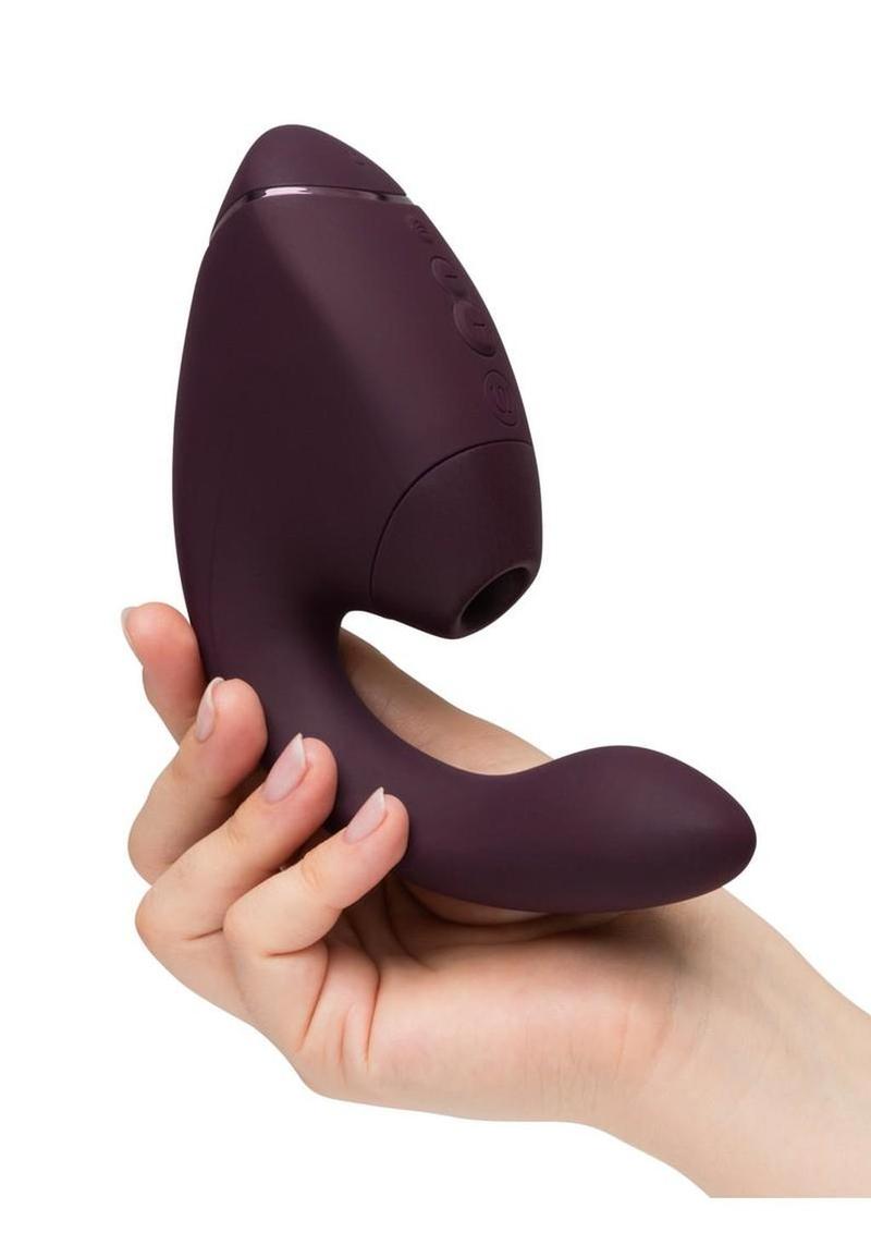 Womanizer Next Duo Rechargeable Silicone Dual G-Spot and Clitoral Stimulator