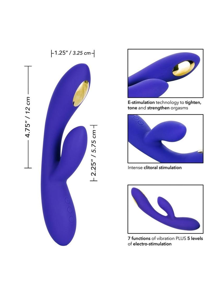 E-Stimulator Dual Wand Rechargeable Silicone Vibrator