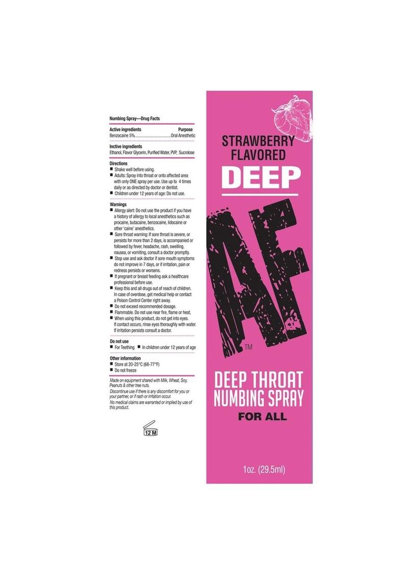 Deep AF Deep Throat Numbing Spray