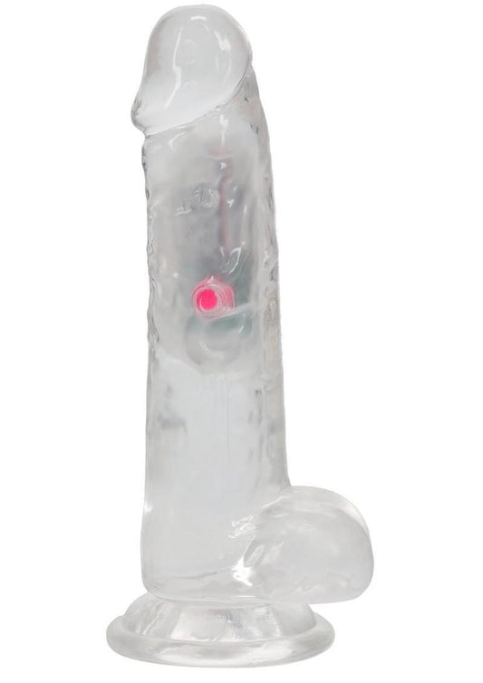 Rechargeable Dildo with Balls and Remote Control 7in