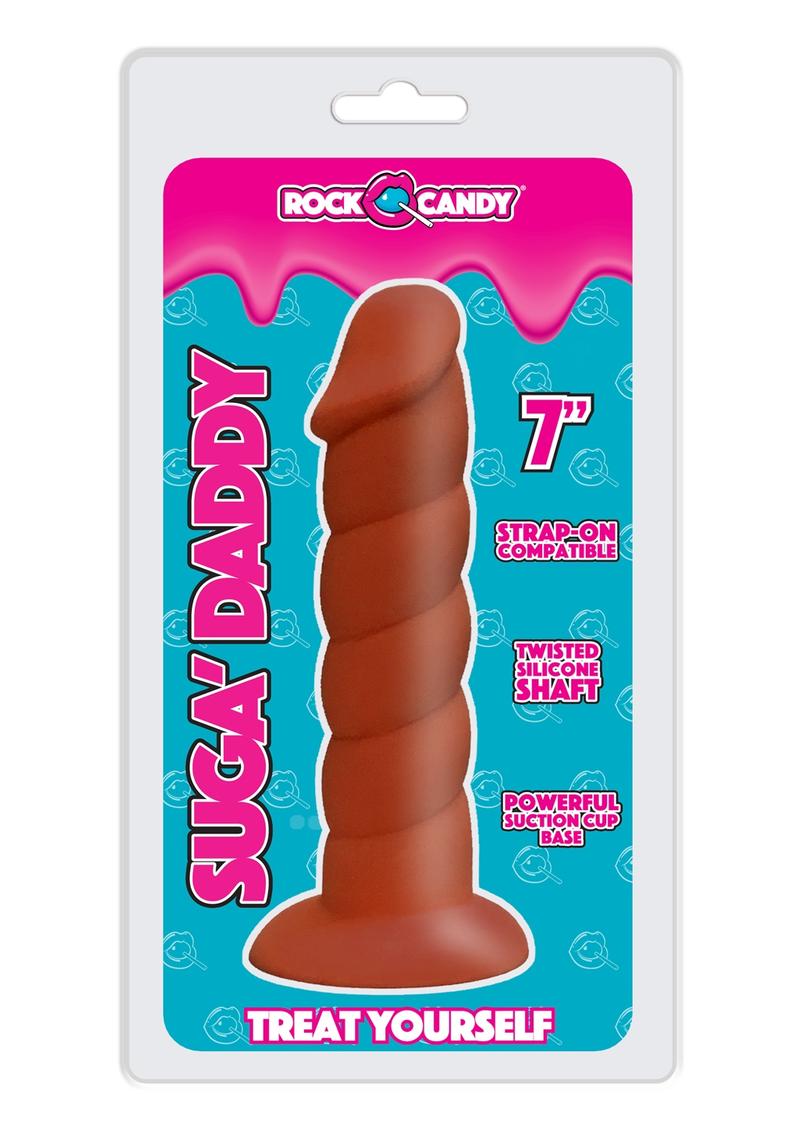 Suga' Daddy Silicone Dildo 7in