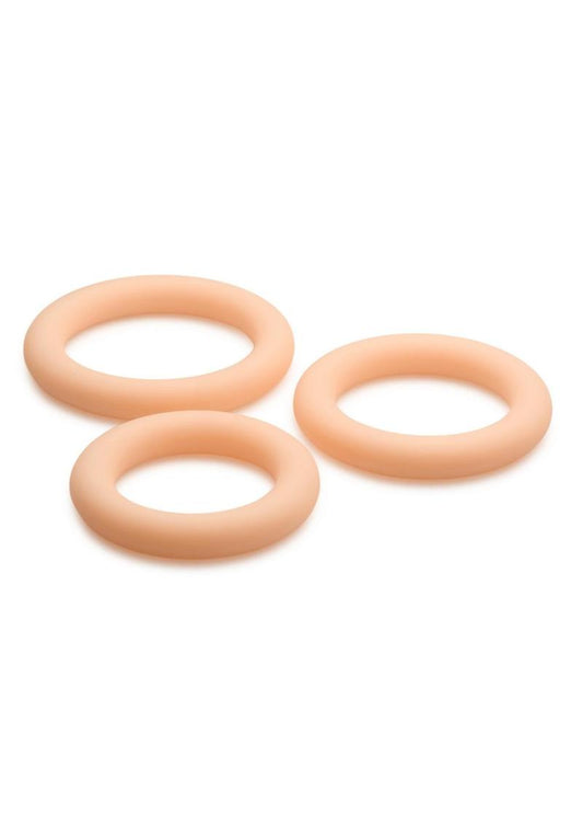 Discrete Silicone Cock Ring Set