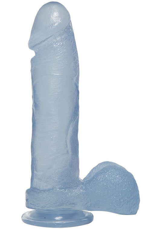 Crystal Jellies Dildo with Balls 8in