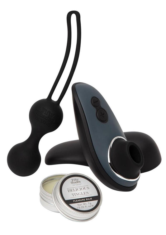 Fifty Shades of Grey X Womanizer Desire Blooms Kit