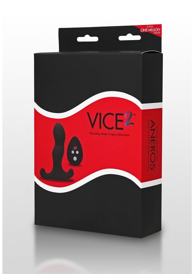 Aneros Vice 2 Vibrating Silicone P-Spot Stimulator with Remote Control
